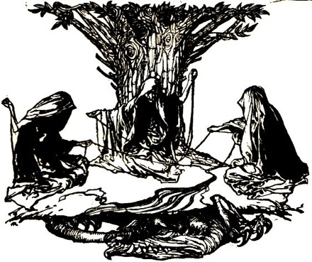 macbeth three witches drawing