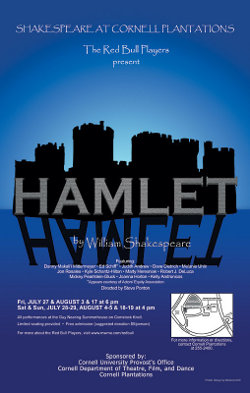 Hamlet: Poster design by Melanie Uhlir